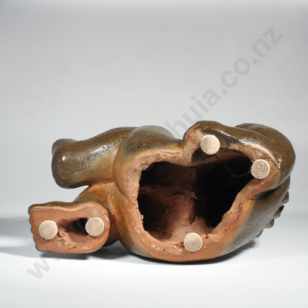 Llew Summers - Stylised Figural Female Sculpture, Glazed Terracotta Image 1++