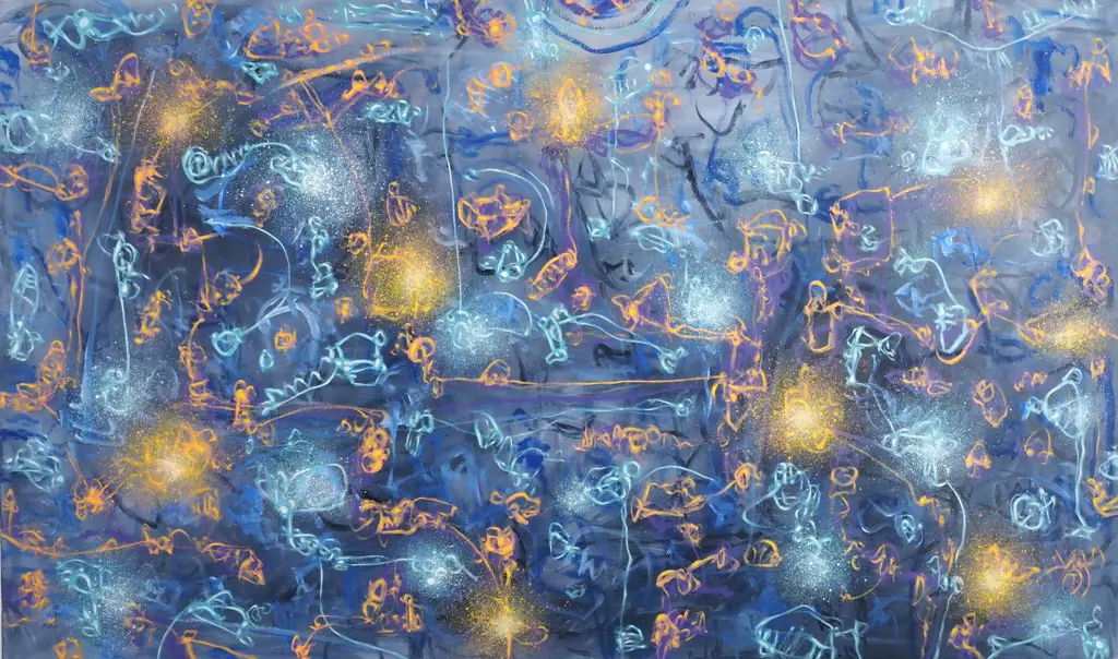 Keith Morant - 'Neurodance', Acrylic on Stretched Canvas Image 1++