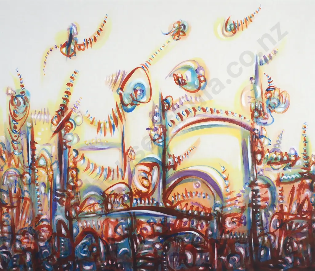 Keith Morant - 'Zazenergy', Acrylic & Watercolour on Paper Image 1++