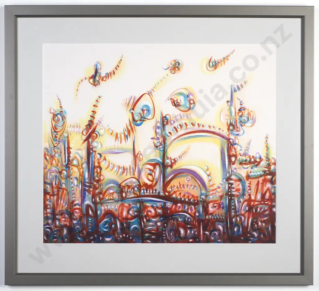Keith Morant - 'Zazenergy', Acrylic & Watercolour on Paper Image 1++