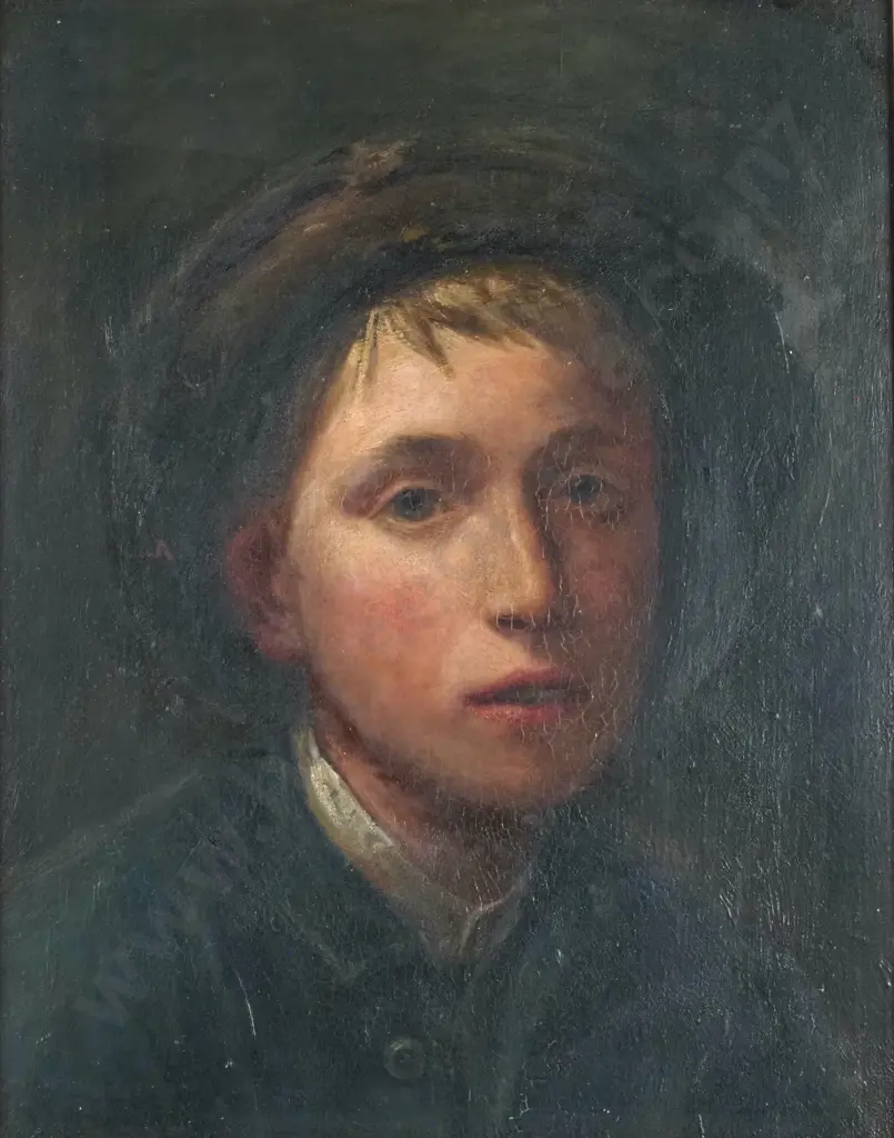 Late Georgian Period Portrait of a Young Man, Oil on Board Image 1++