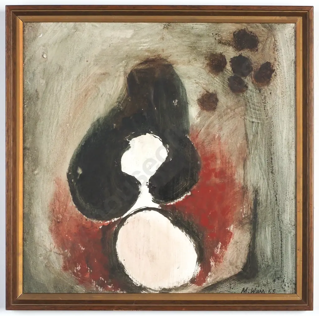 Malcolm Warr - Abstract, Mixed Media (1965) Image 1++