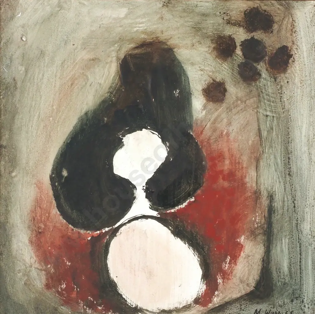 Malcolm Warr - Abstract, Mixed Media (1965) Image 1++