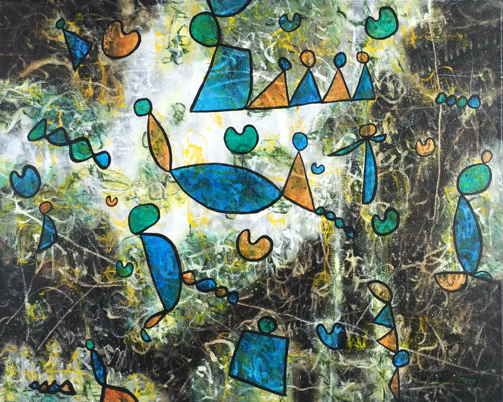 Keith Morant - '1051', Acrylic on Stretched Canvas Image 1++