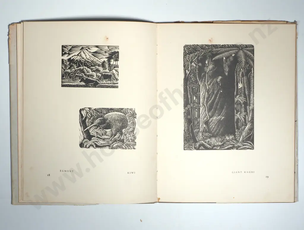 E. Mervyn Taylor - 'Engravings on Wood, Book Printed from the Artists' Original Blocks (1957) Image 1++