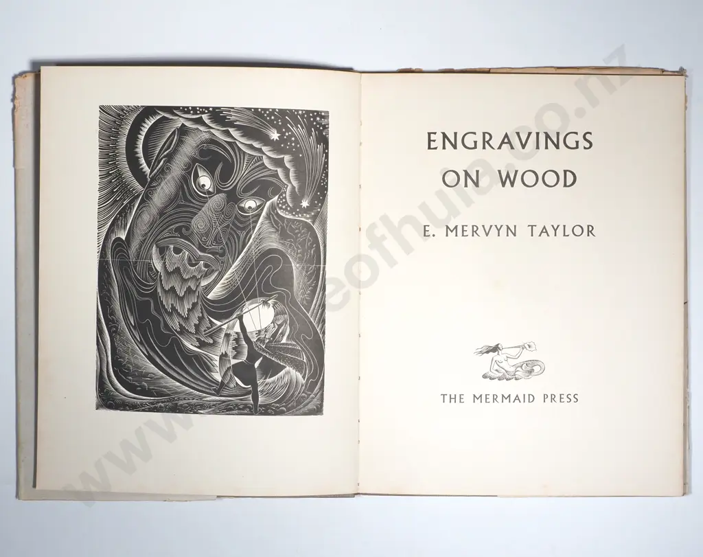E. Mervyn Taylor - 'Engravings on Wood, Book Printed from the Artists' Original Blocks (1957) Image 1++