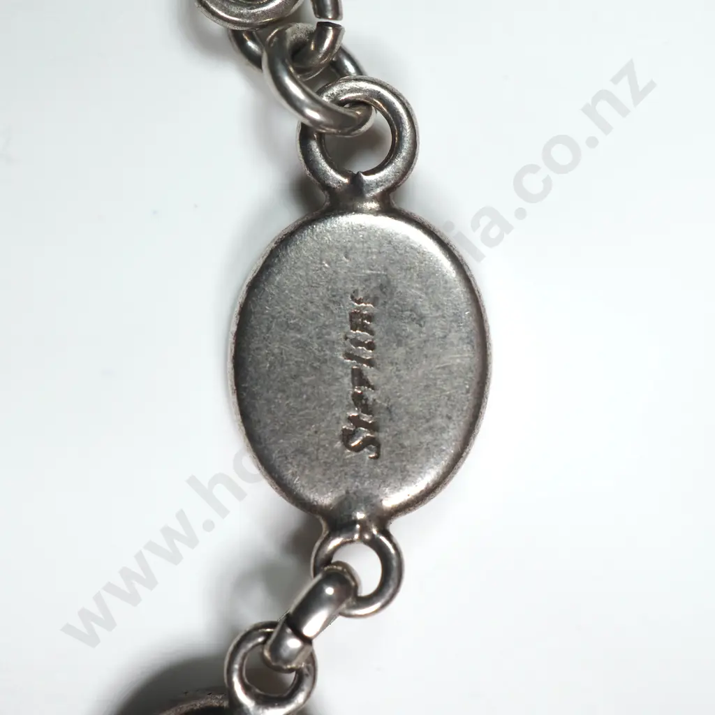 Funky Sterling Silver Geometric Bracelet Image 1++