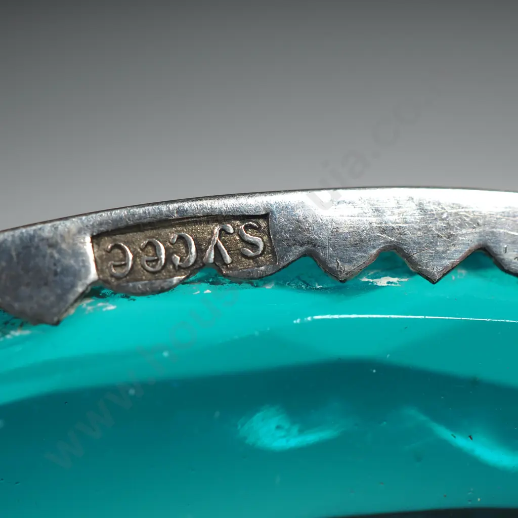 Impressive Blue Stone Dragon Costume Brooch Image 1++