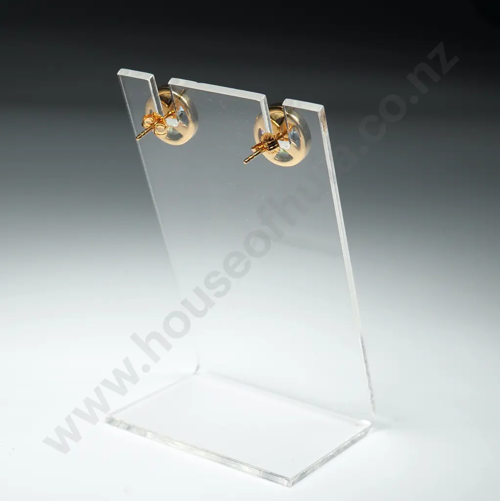 14ct Gold Earrings w Peridot, Amythest, Blue Topaz & Citrine Image 1++