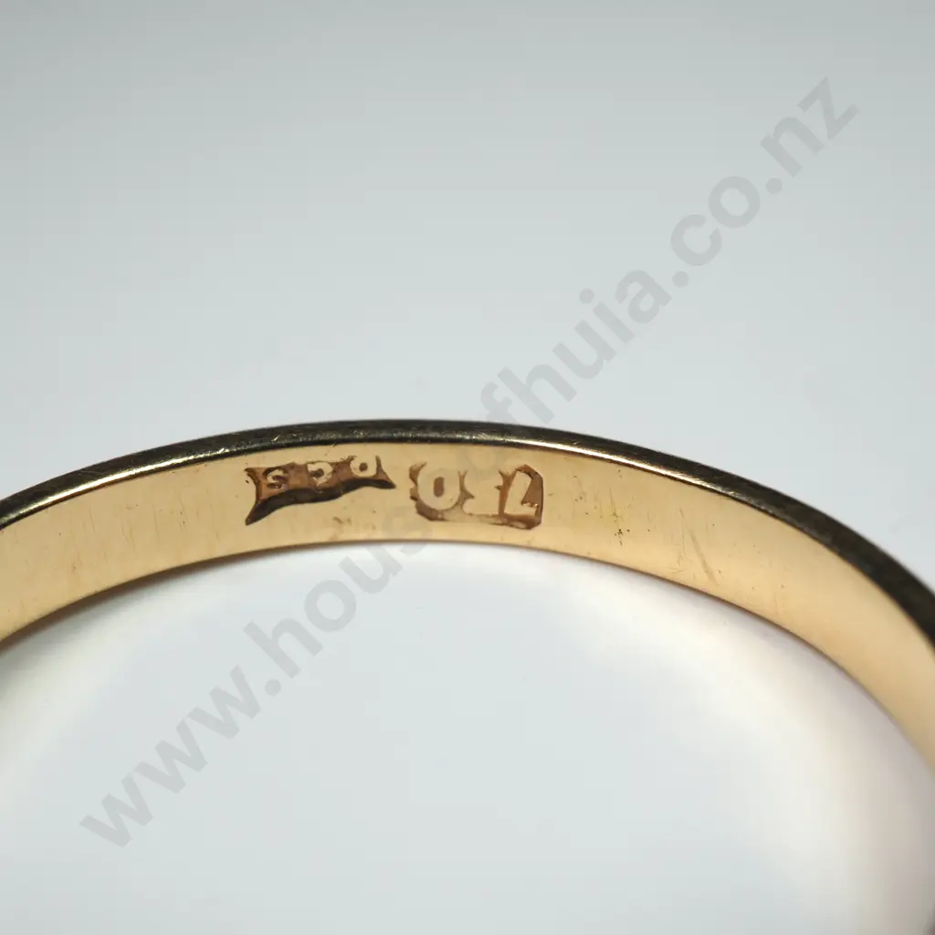 Antique 18ct Gold Diamond Ring Image 1++