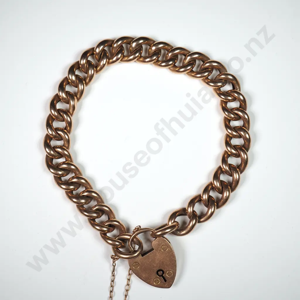 Substantial 15ct Gold Bracelet Image 1++