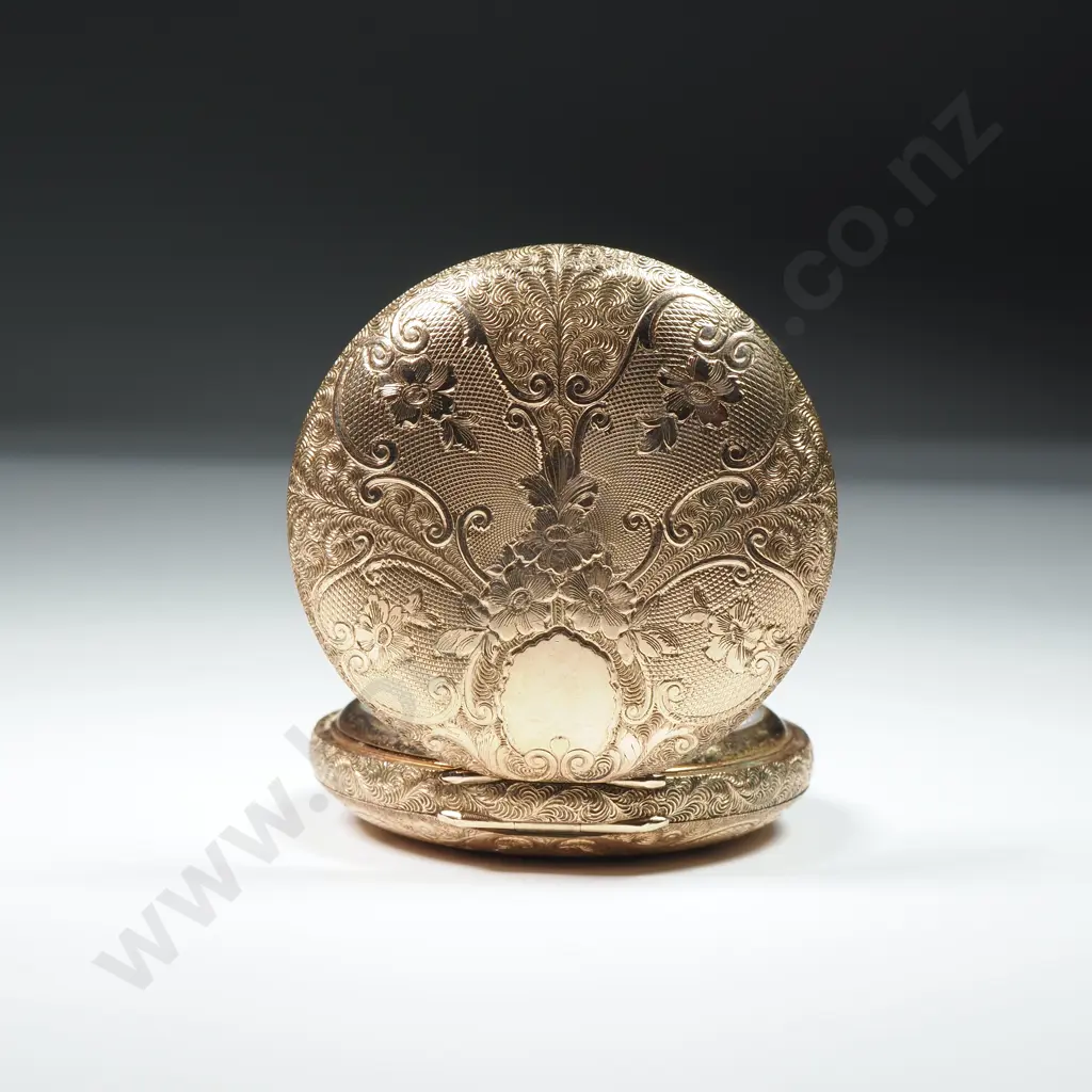18ct Rolled Gold Waltham Pocket Watch Image 1++