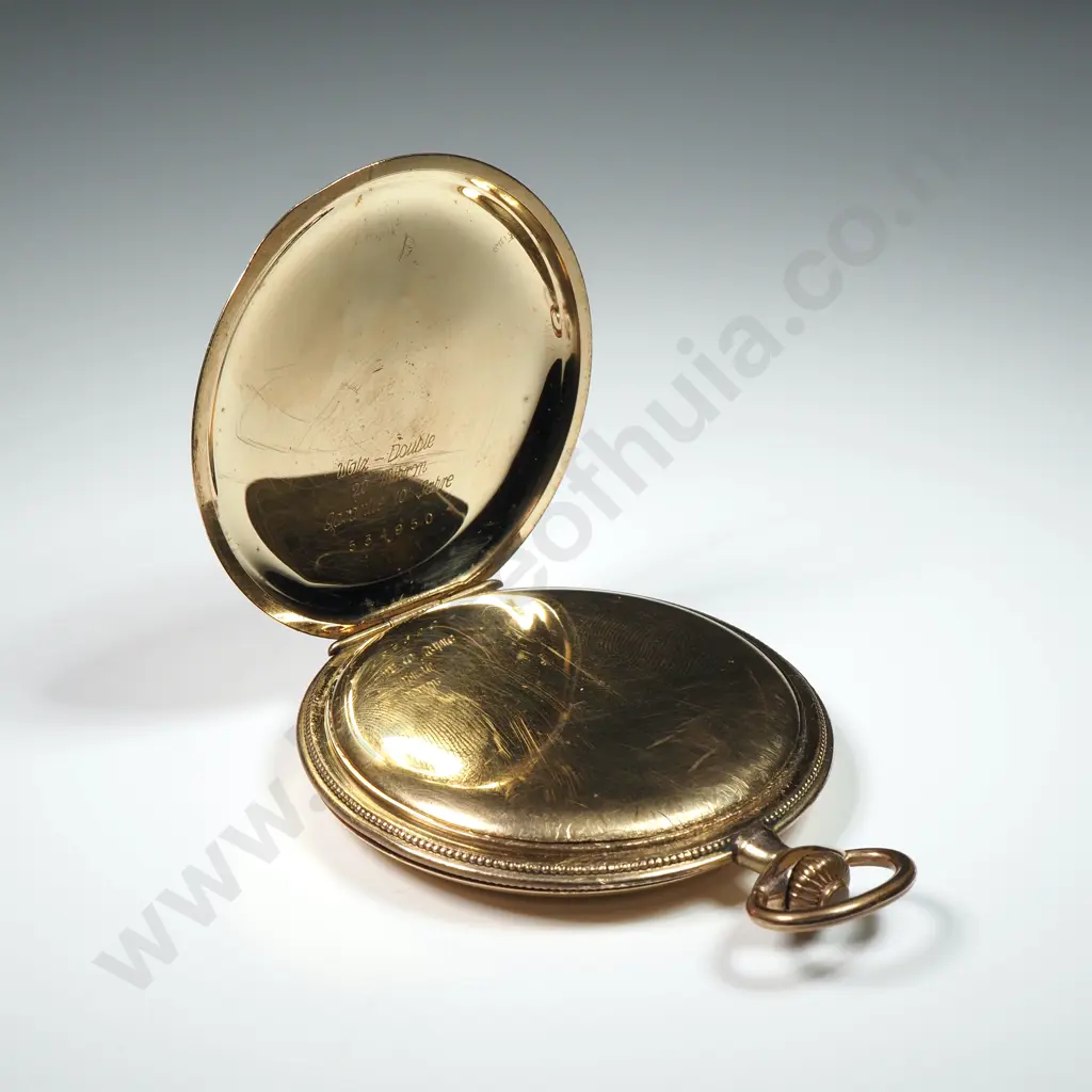 Antique Rolled Gold Pocket Watch Image 1++