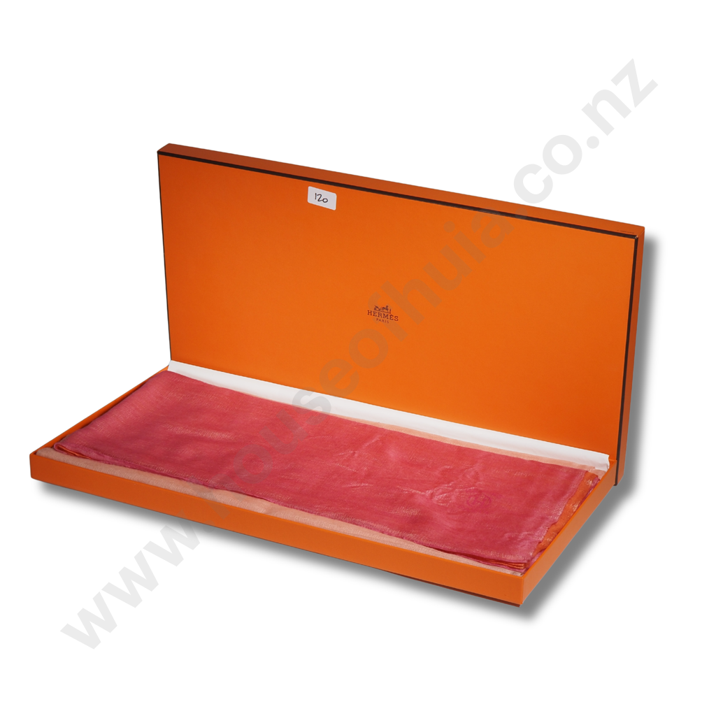 Hermès Tri-Colour Cashmere Scarf, Boxed Image 1++