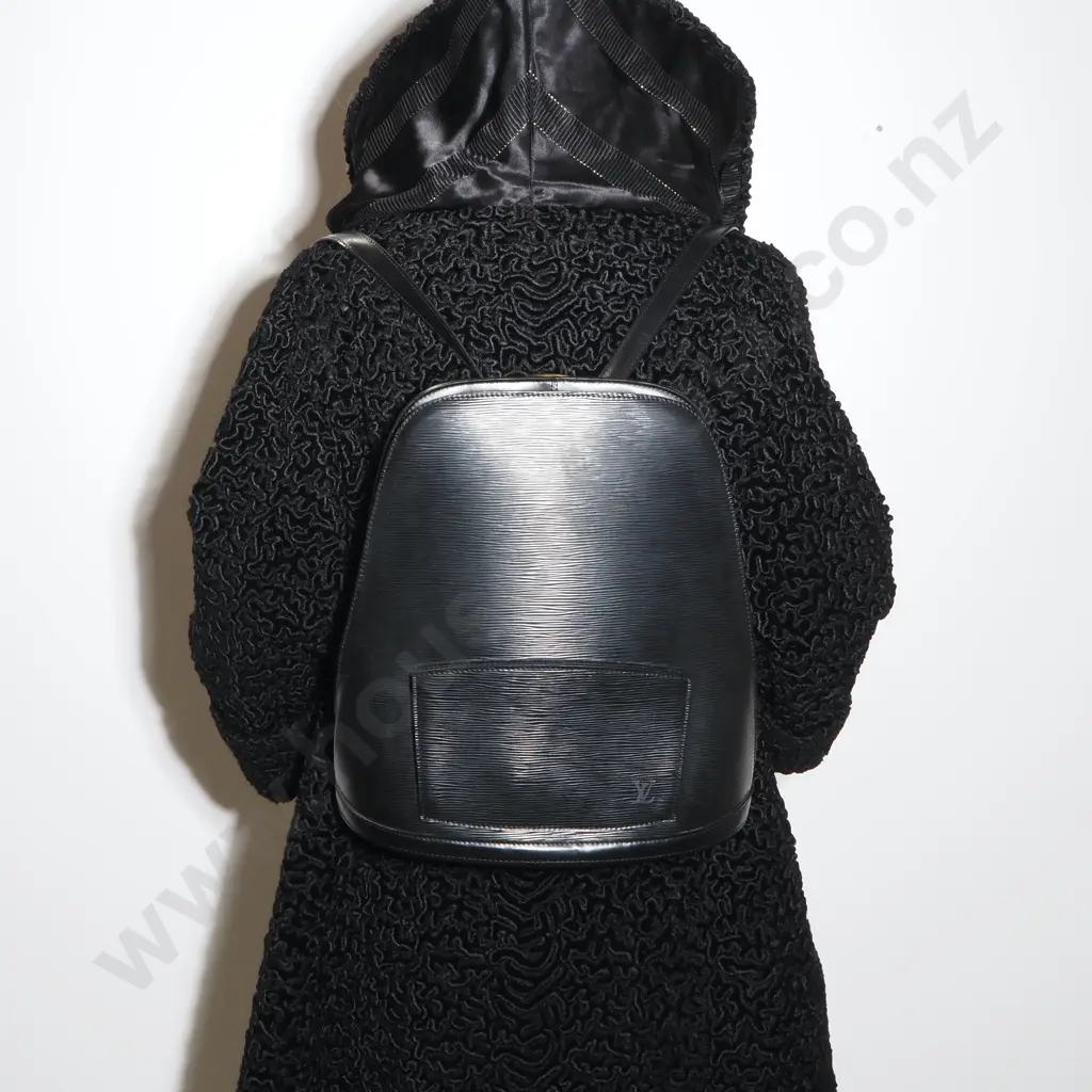 Louis Vuitton 1990's Epi Gobelins Backpack Black Image 1++