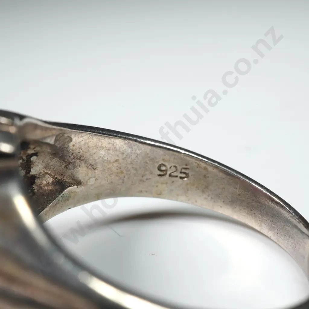 Sterling Silver Purple Stone Ring Image 1++