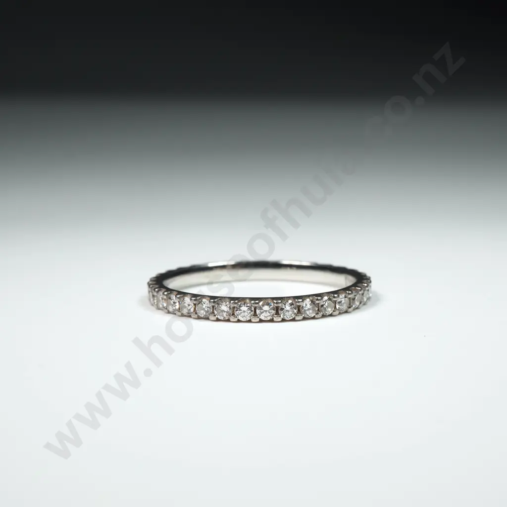 Platinum & Diamond Eternity Ring Image 1++