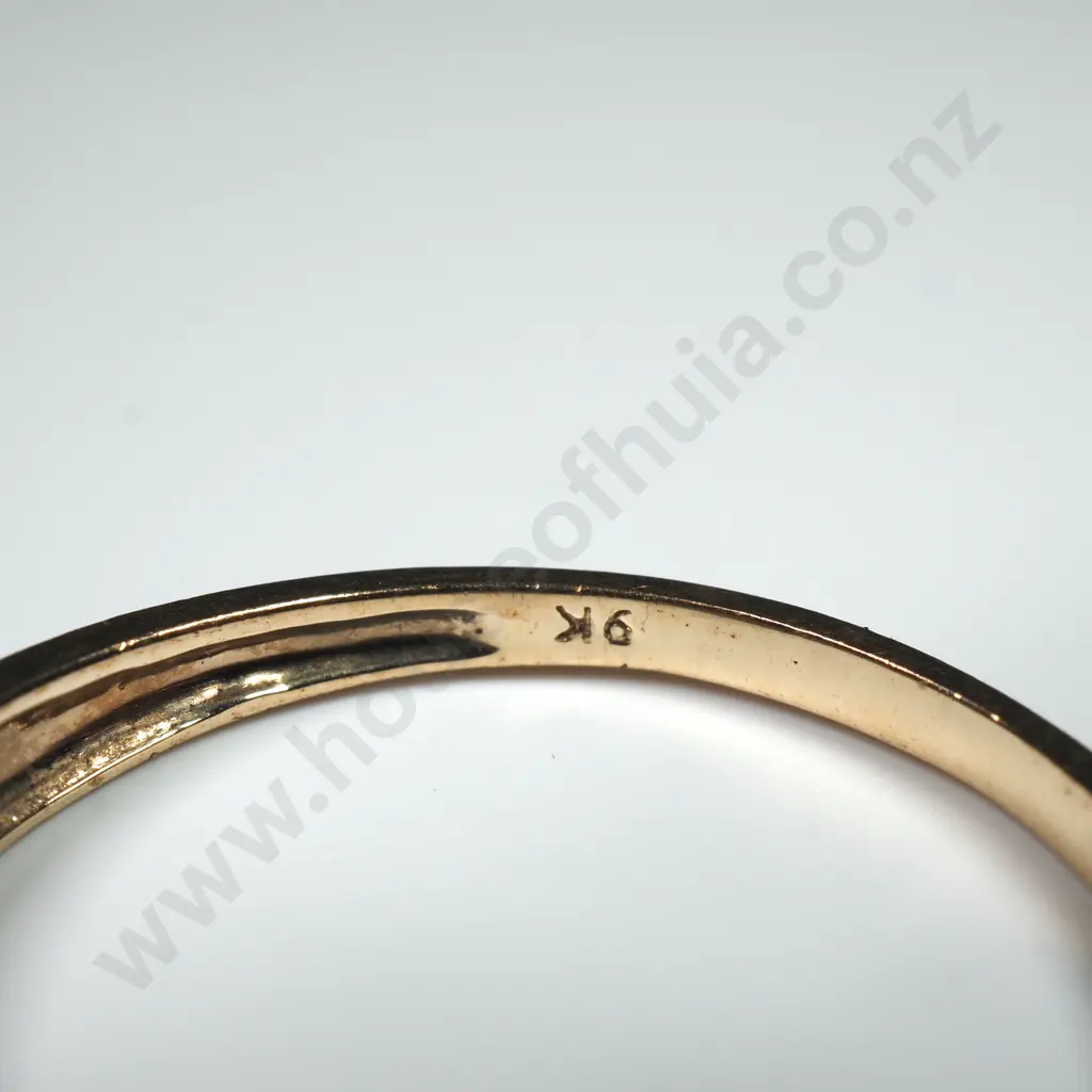 9ct Gold Half Eternity Ring Image 1++