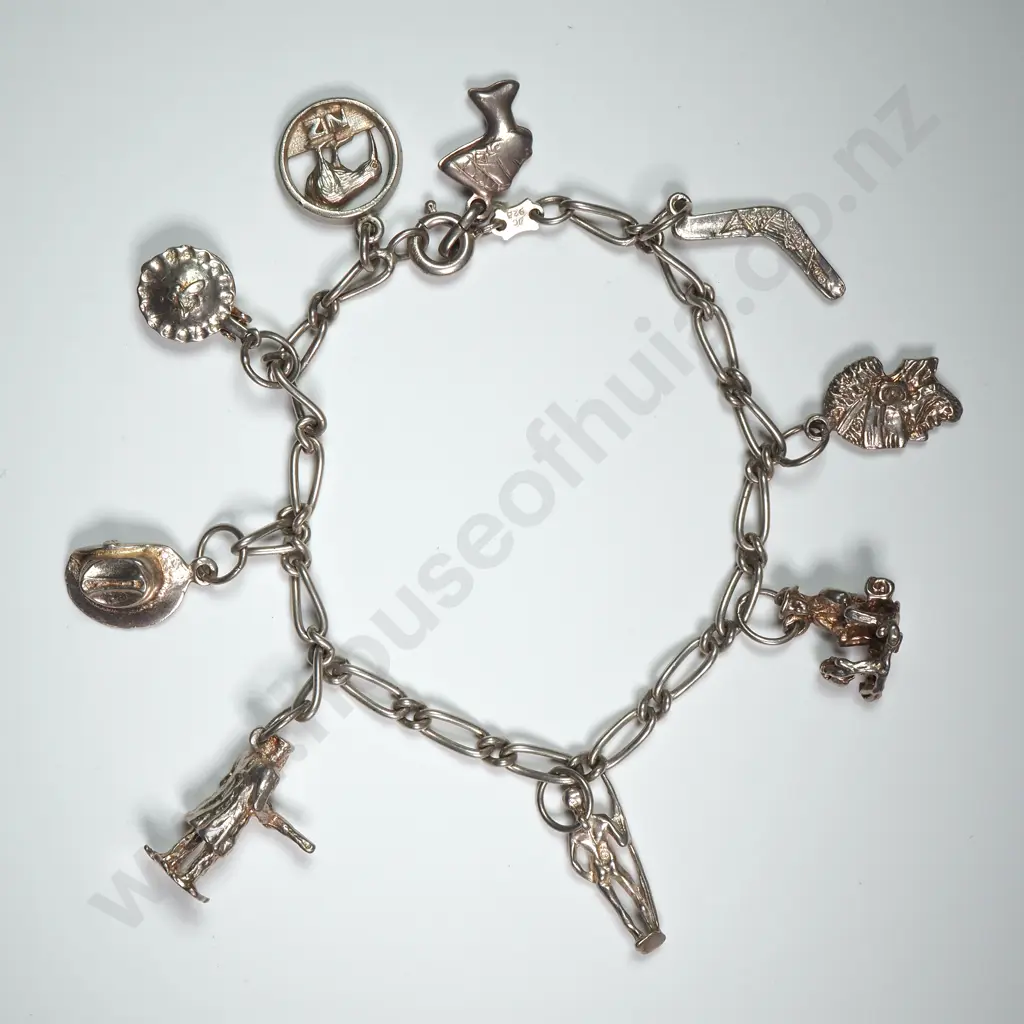 Sterling Silver Charm Bracelet Image 1++