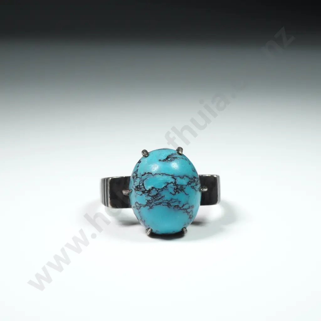 Sterling Silver Turquoise Ring Image 1++