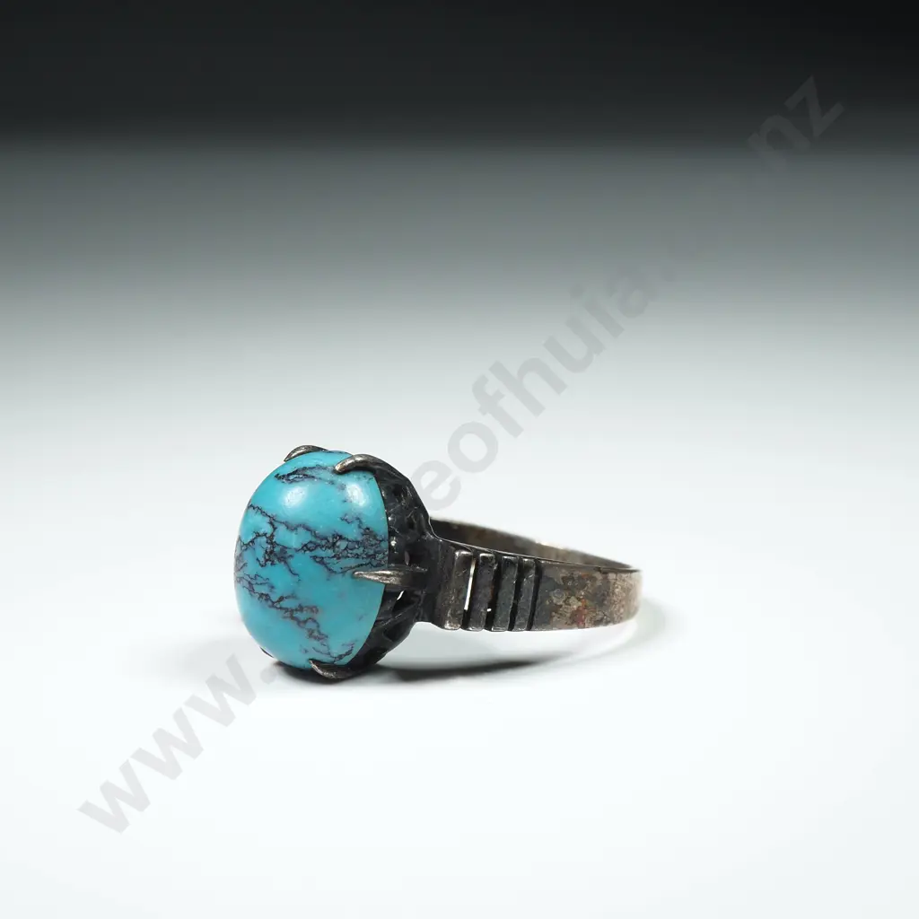 Sterling Silver Turquoise Ring Image 1++