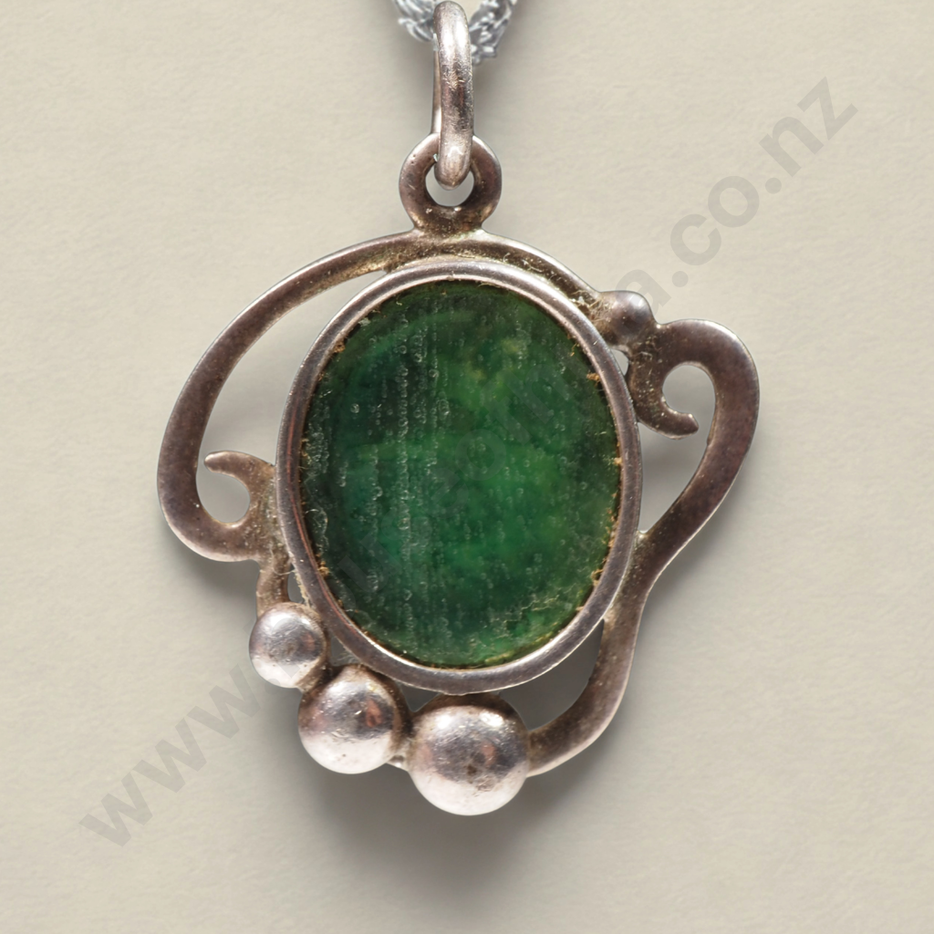 Modernist Sterling Silver Pendant Image 1++