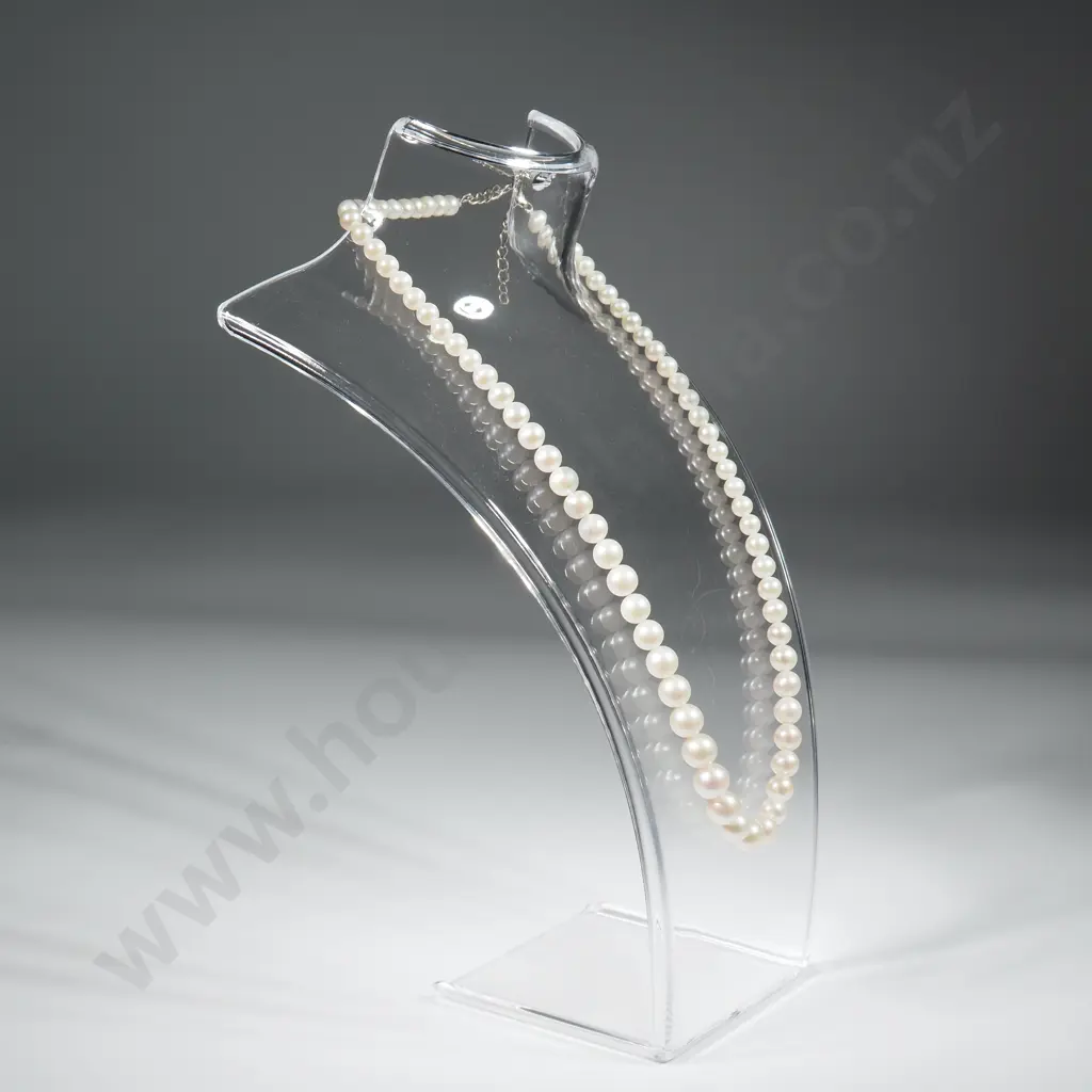 Freshwater Graduated Pearl Necklace w Sterling Silver Clasp Image 1++