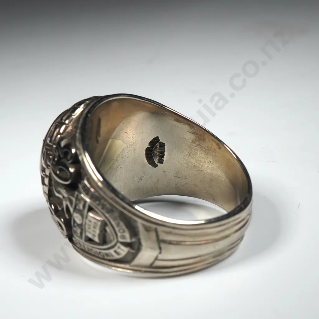 1969 Sterling Silver Boston College Class Ring Image 1++
