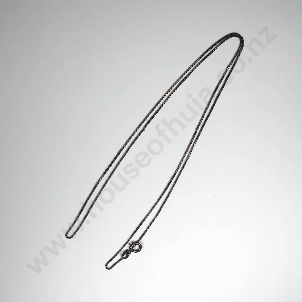 Sterling Silver Box Link Chain Image 1++