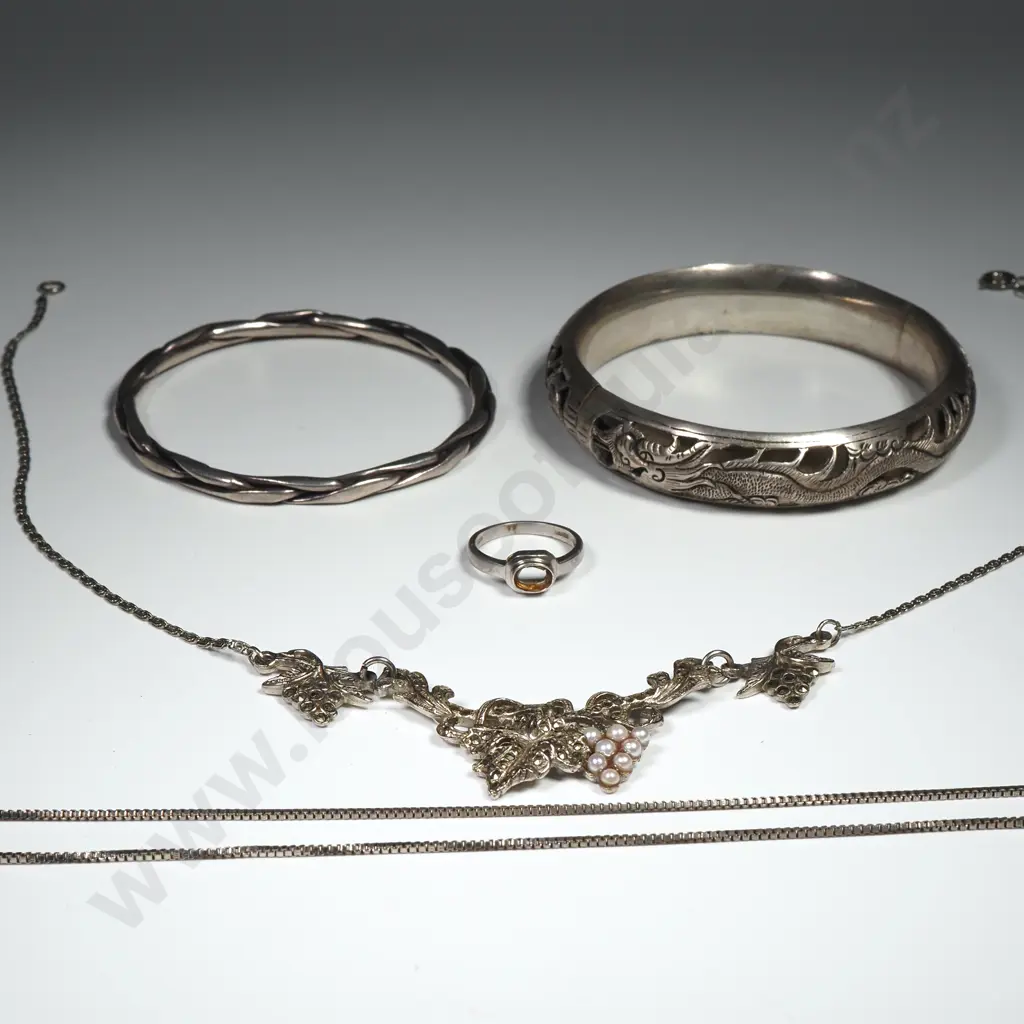 Assorted Vintage White Metal Items - Some A/F Image 1++