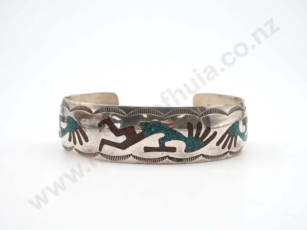 Sterling Silver & Decorative Bangle Image 1++