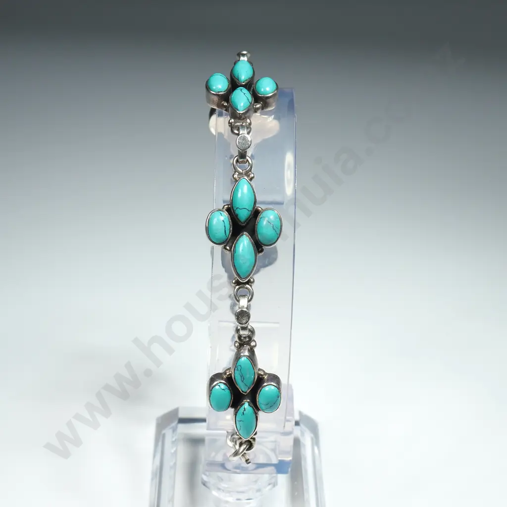 Sterling Silver Turquoise Bracelet Image 1++