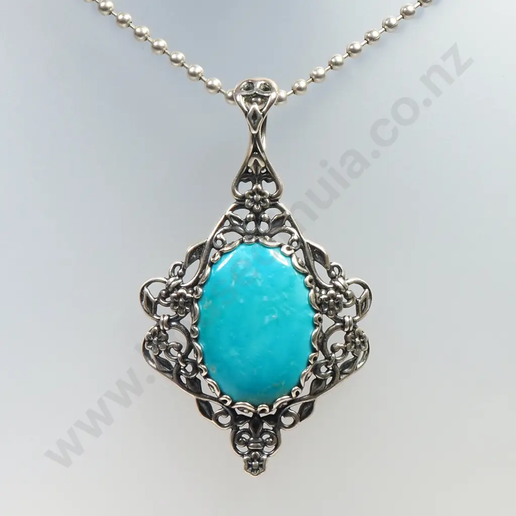 Sterling Silver Pendant & Necklace in Carolyn Pollack Box - As New Image 1++