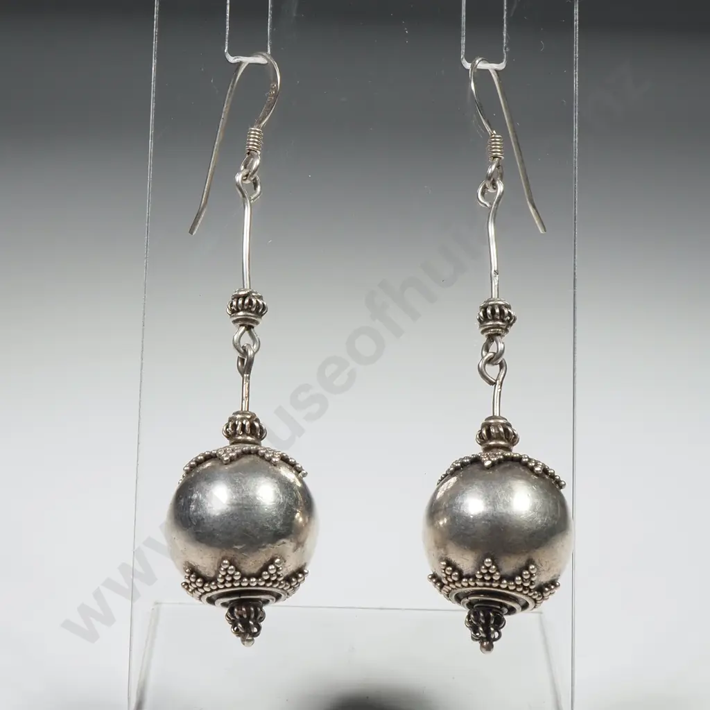 Sterling Silver Drop Earrings Image 1++