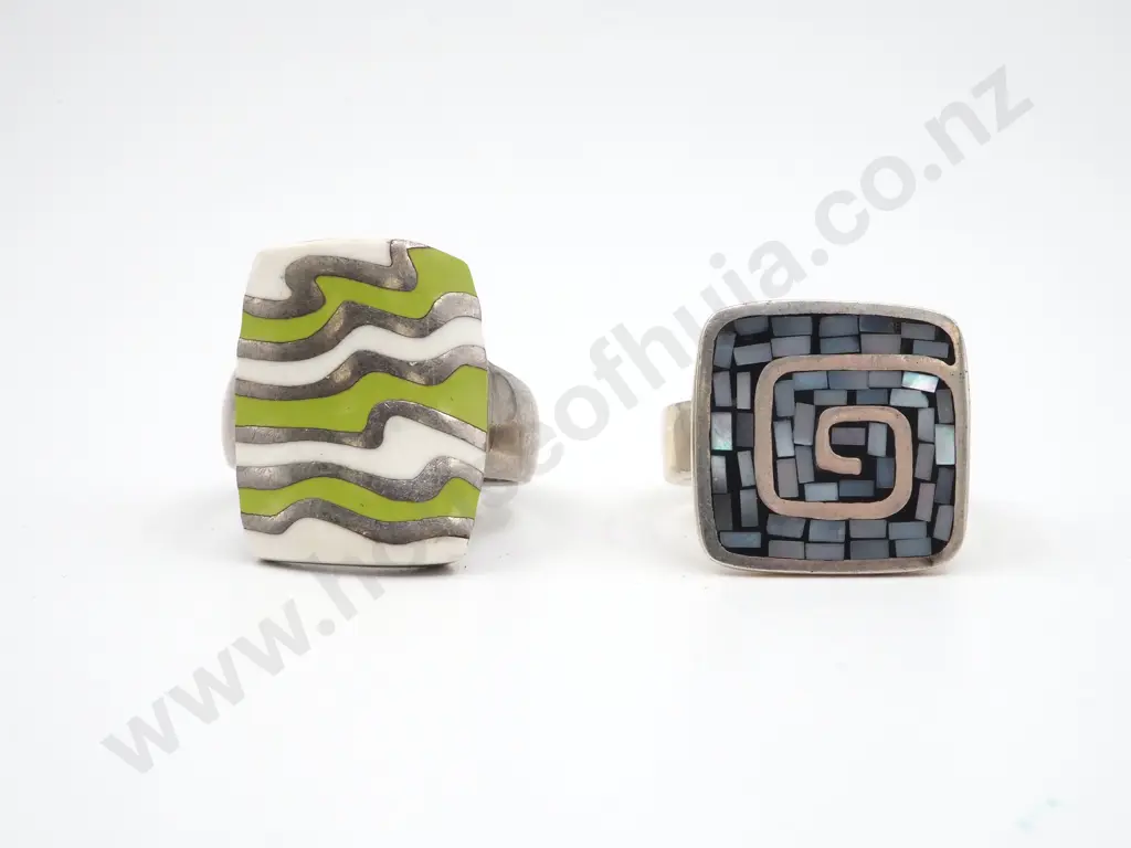 Two Sterling Silver Rings  Image 1++