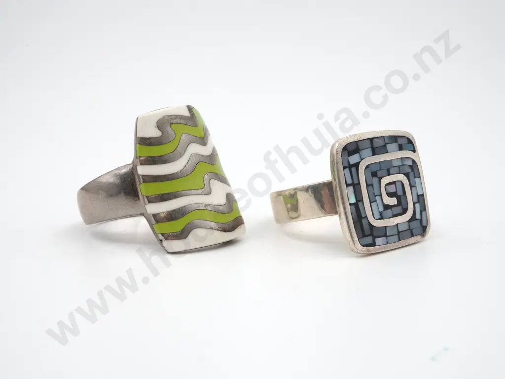 Two Sterling Silver Rings  Image 1++