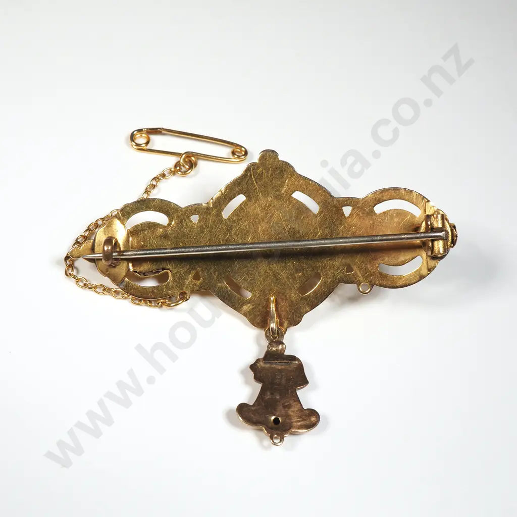 9ct Gold Brooch A/F Image 1++