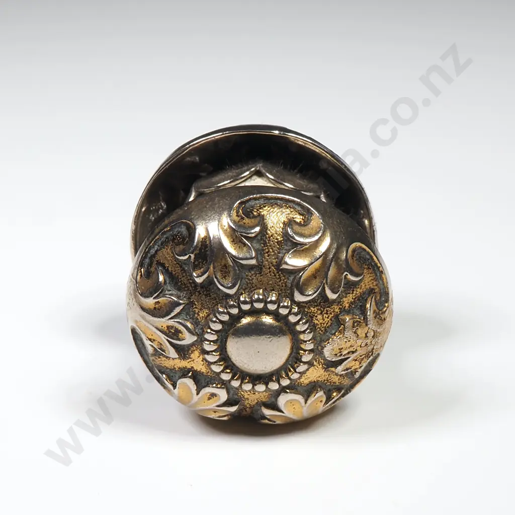 Vintage Hatpin w Red Stone Detail & a Pair of Decorative Conchos Image 1++