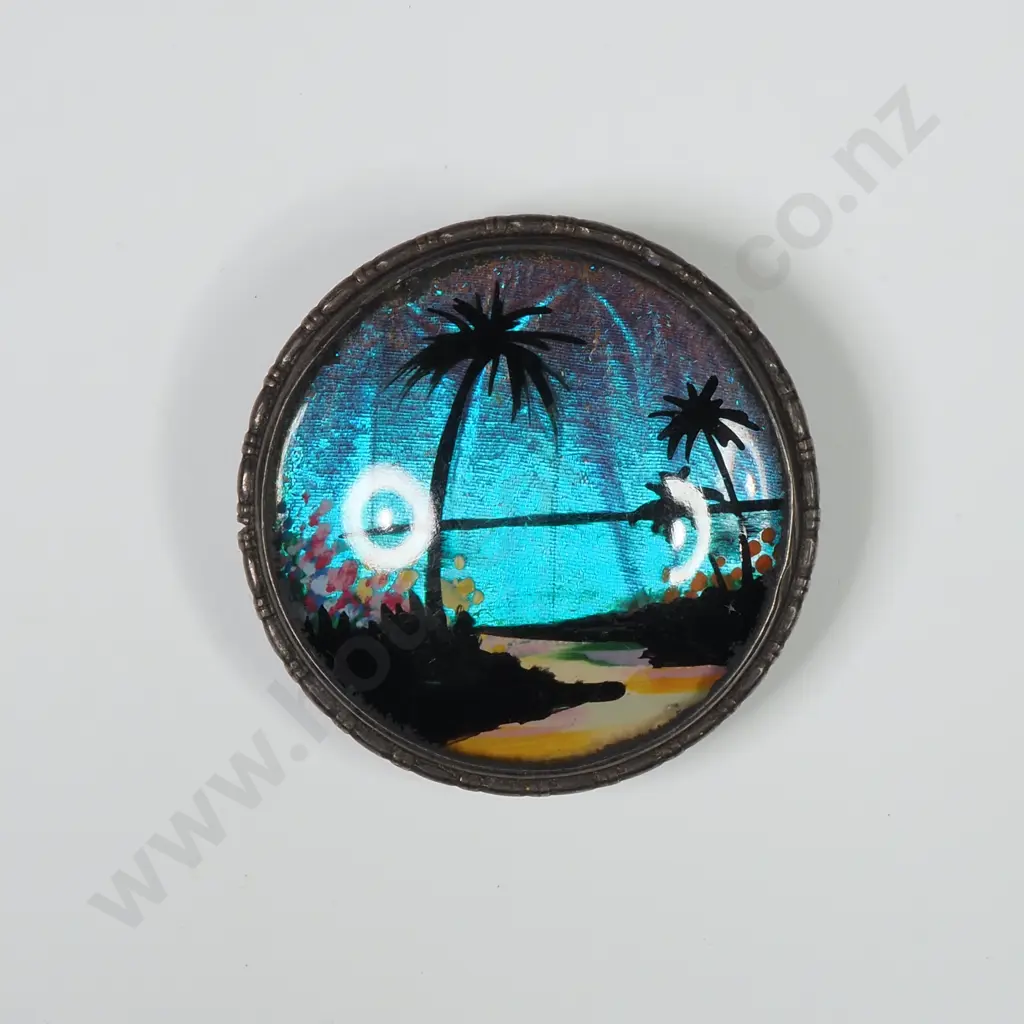 Art Deco & Sterling Silver Butterfly Brooch Image 1++