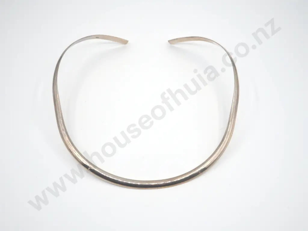 Sterling Silver Collar Necklace Image 1++