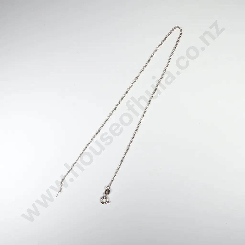 Sterling Silver Fine Link Chain Image 1++