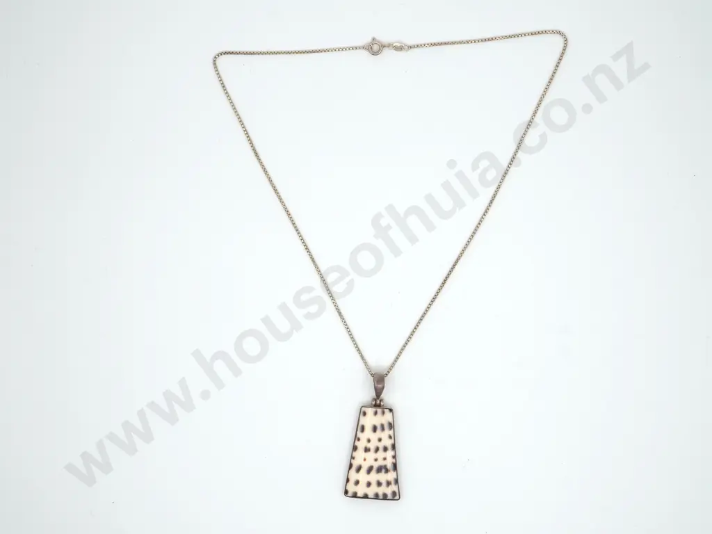 Sterling Silver Pendant w Chain Image 1++