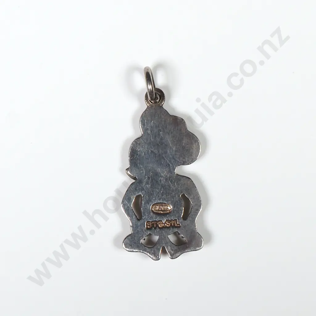Sterling Silver Tiki Pendant Image 1++