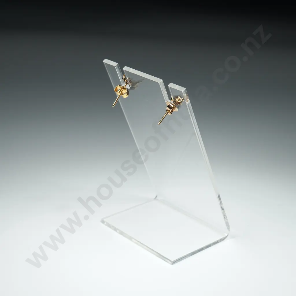 14ct Gold Earrings w Sapphires Image 1++