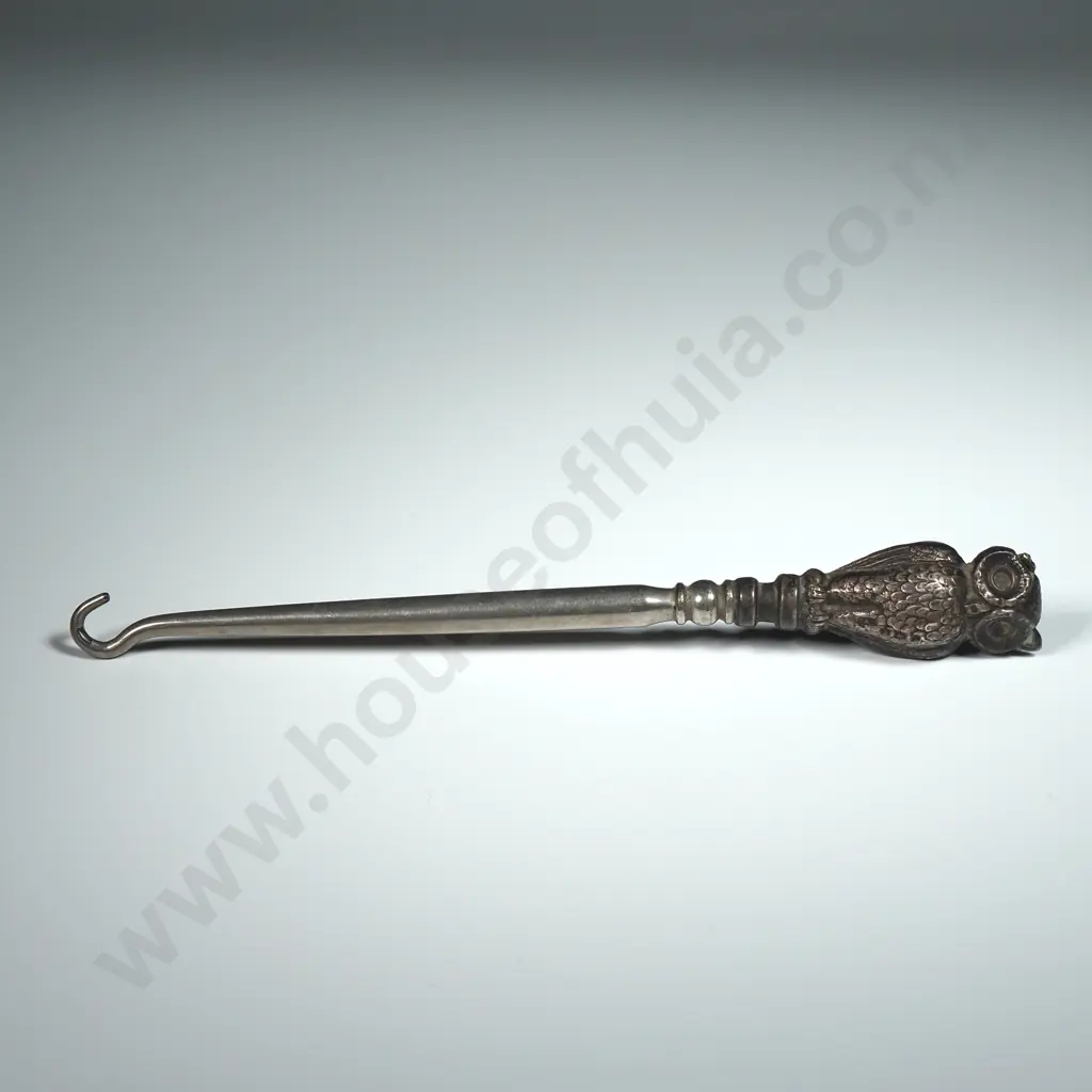 Sterling Silver Owl Boot Hook Image 1++