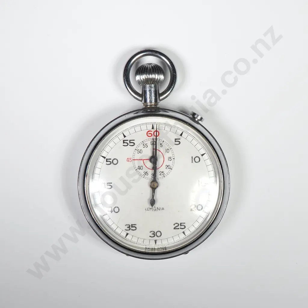 Vintage Nero Lemania Stopwatch Image 1++