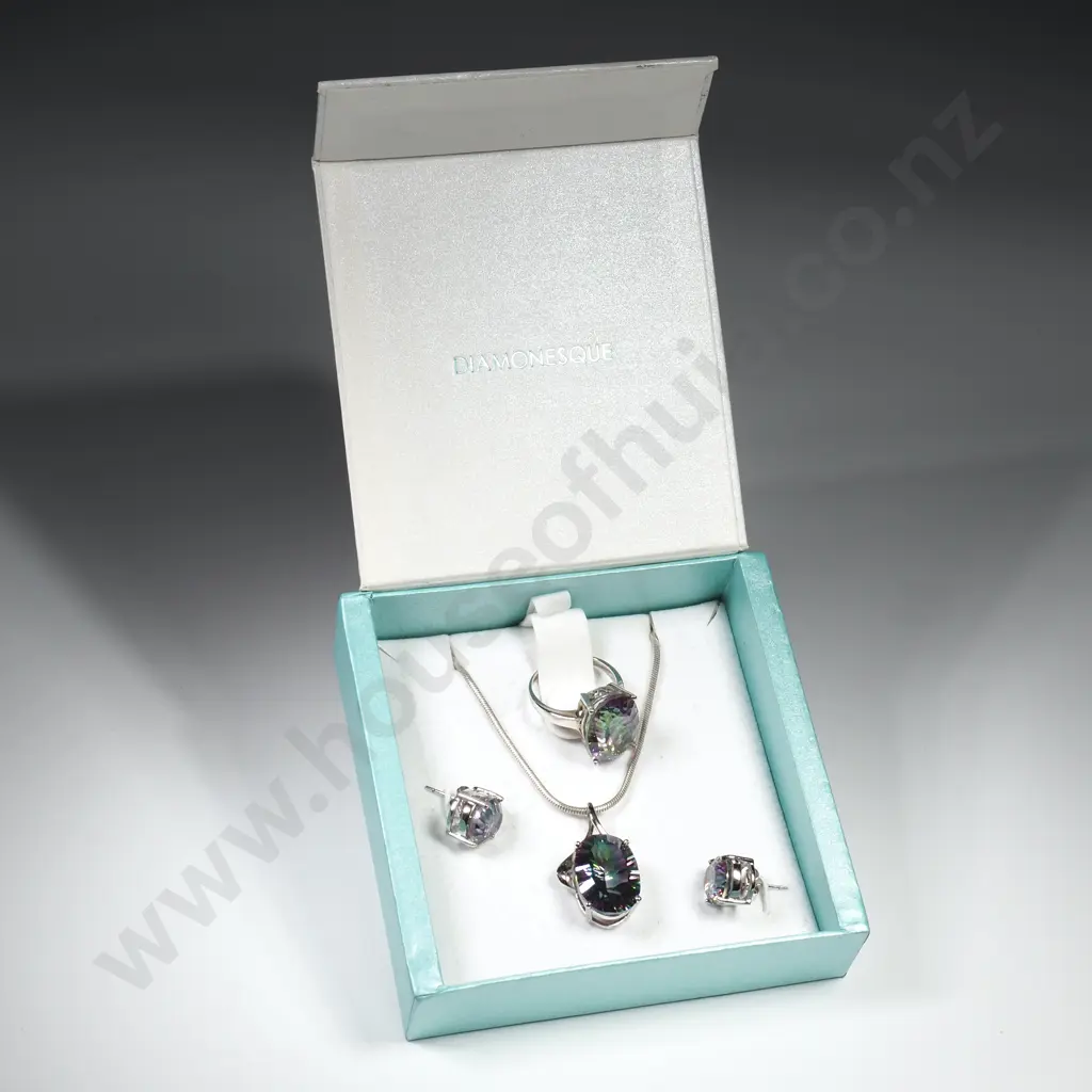 Costume Ring / Earring / Necklace Set  Image 1++