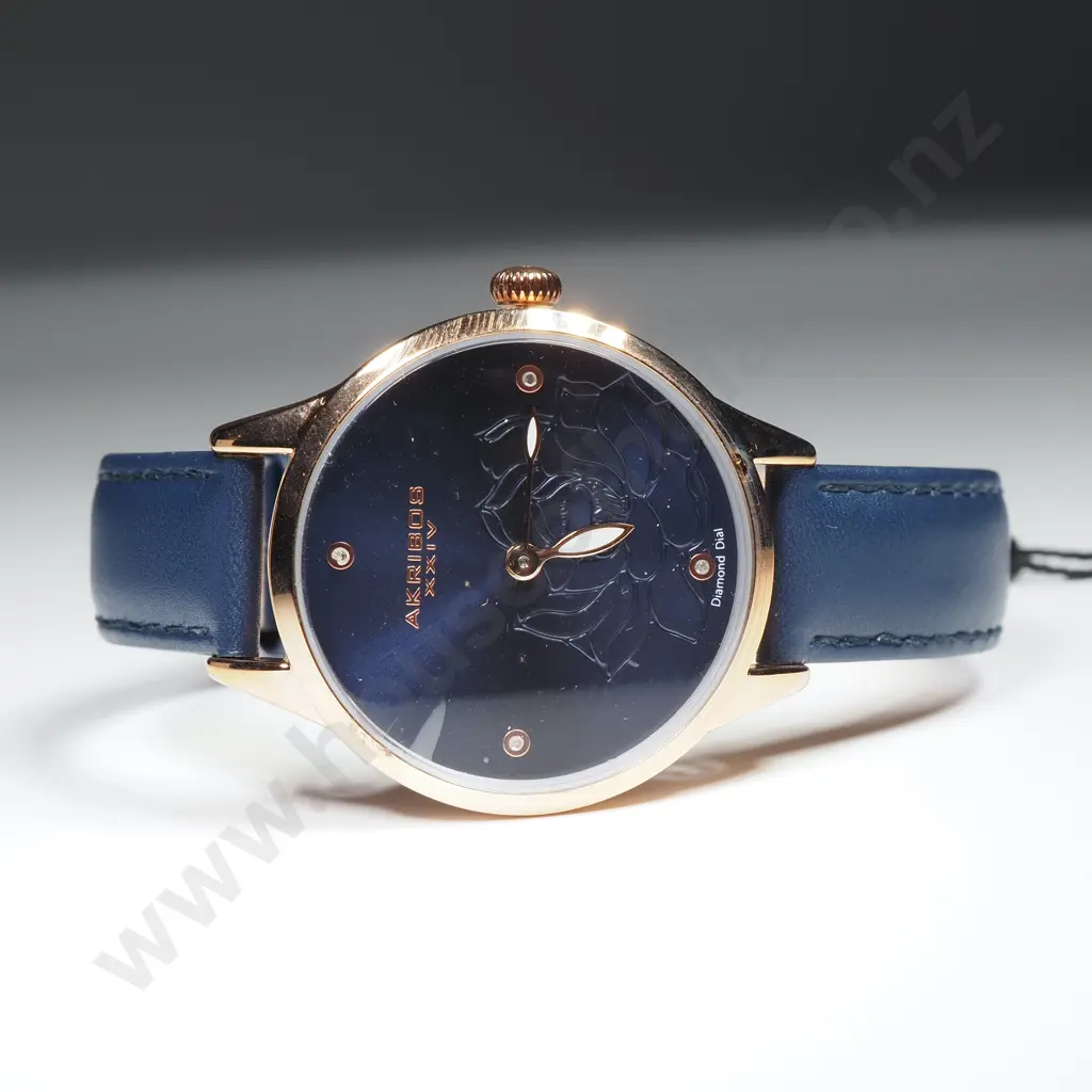 Cased Akribos Wristwatch - As New Image 1++