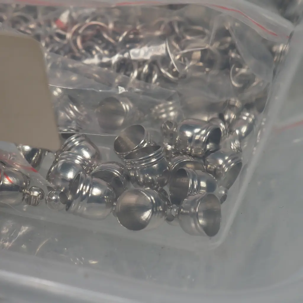 A Quantity of Miniature Bottles w Caps for Pendants Image 1++