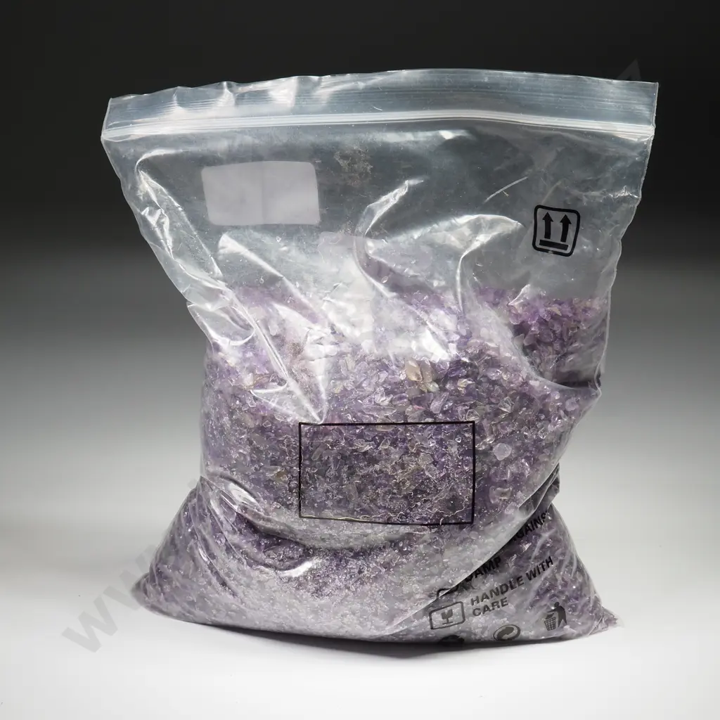 Large Bag of Amethyst Crystal Chips Image 1++